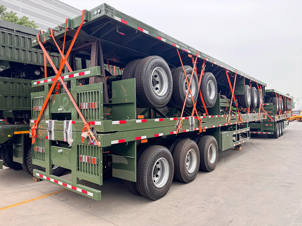 40ft Container Flatbed Semi Trailer