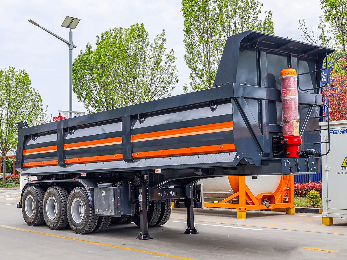 3 Axle 50 Ton Rear Dump Semi Trailer