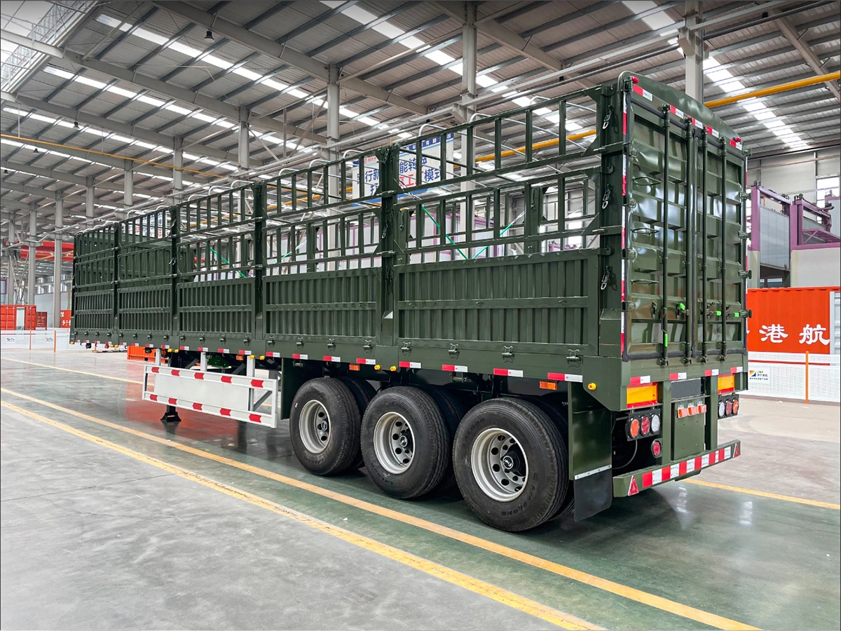 3 Axle Fence Cargo Semi Trailer