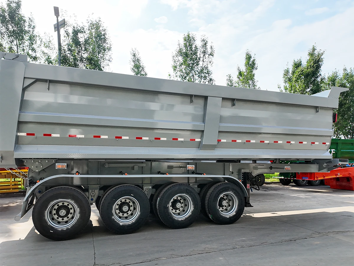 80 Ton End Dump Semi Trailer