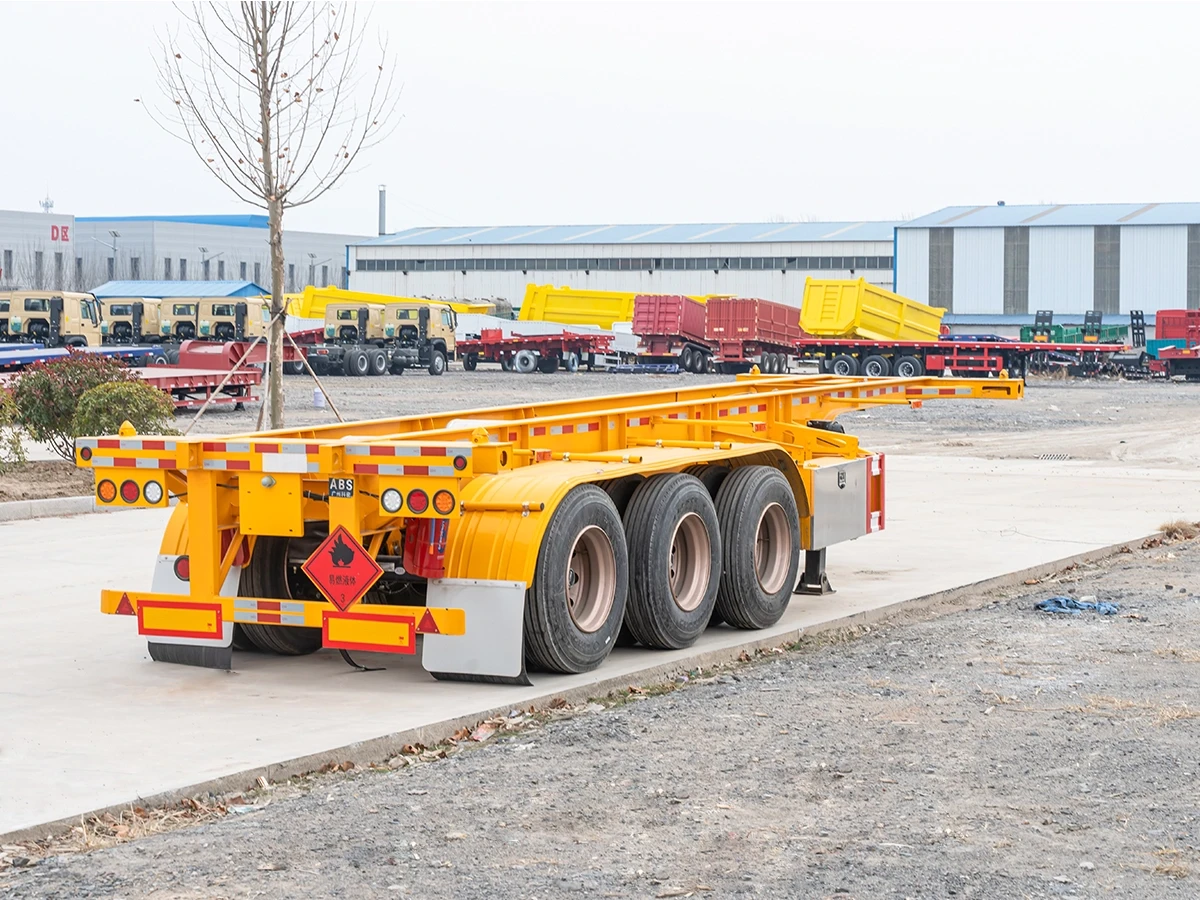 2/3/4 Axles Skeleton Semi Trailer